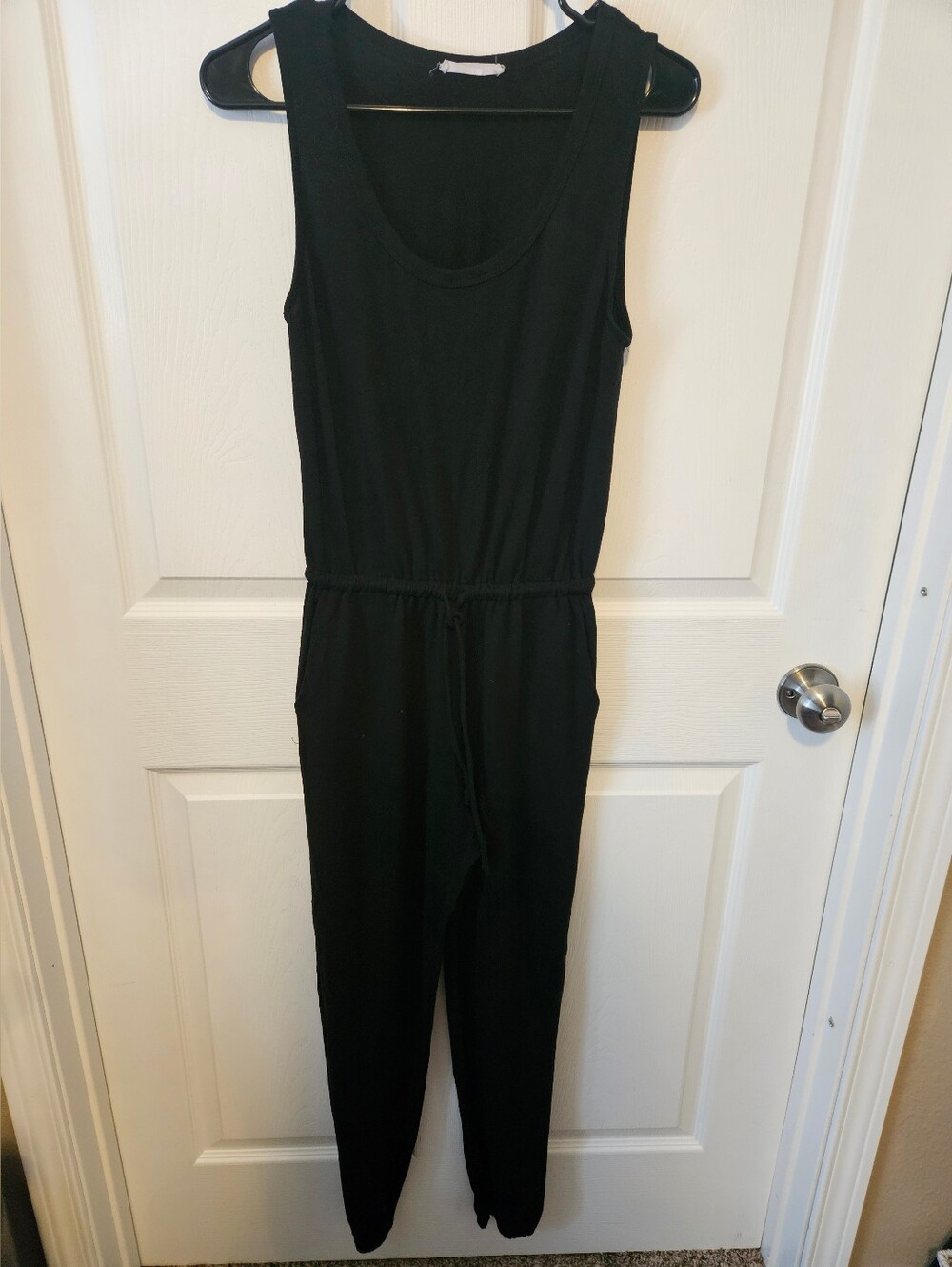 Wasabi + Mint Black Jumpsuit